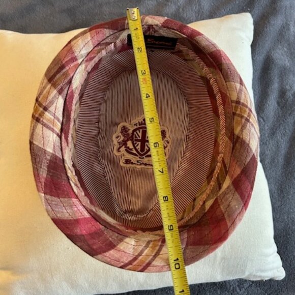FINAL PRICE:  VINTAGE Red Ben Sherman UK Fedora - Picture 8 of 8